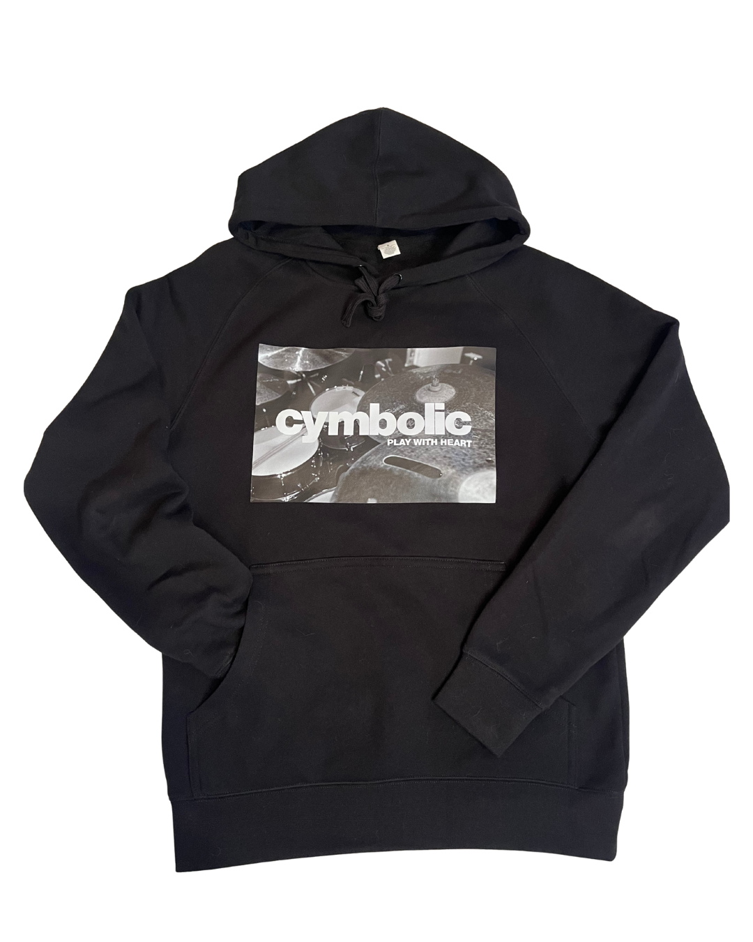 Cymbolic 'Play With Heart' Graphic Hoodie and Tshirt