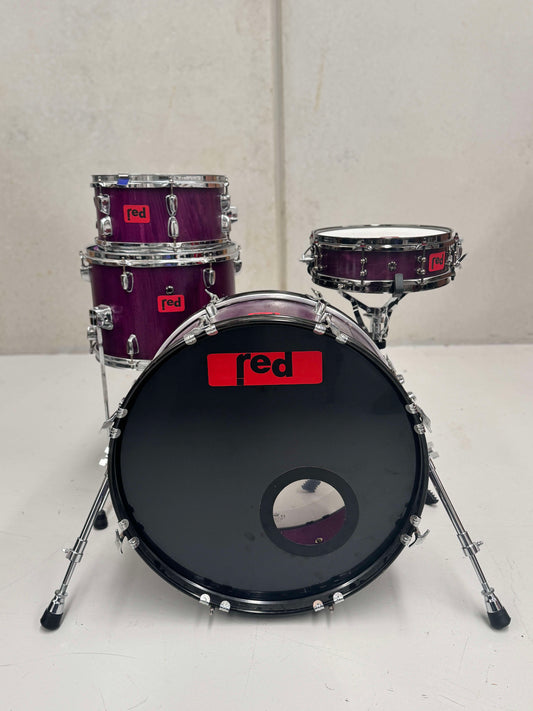 Red Drums custom drum shell pack Purple stain