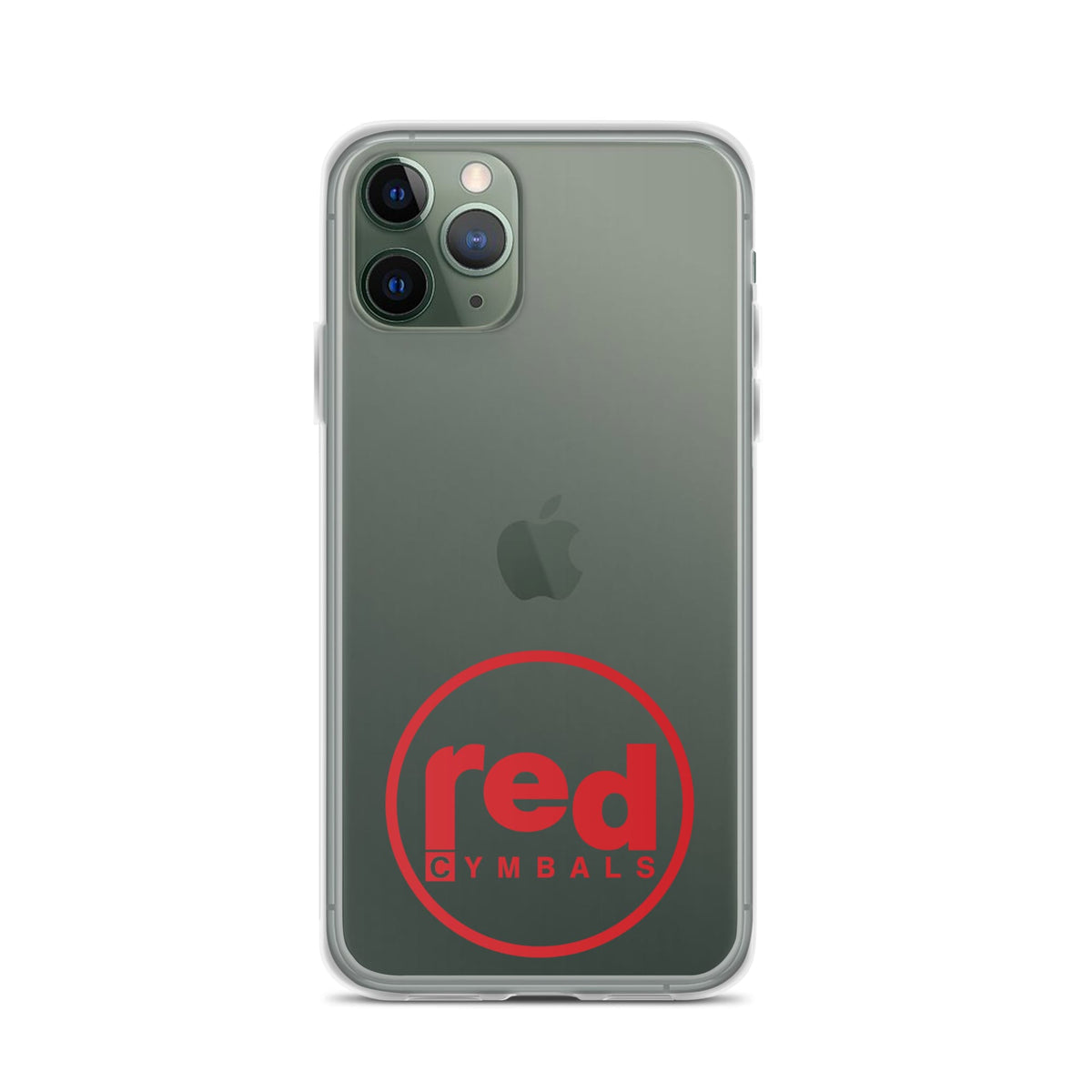 Red Cymbals Mobile Phone Case Clear Case for iPhone® Clear Case for iPhone®