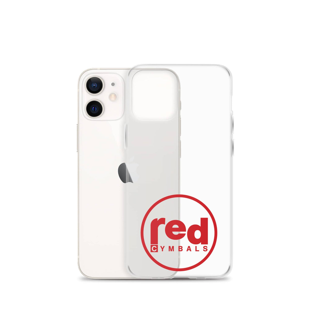 Red Cymbals Mobile Phone Case Clear Case for iPhone® Clear Case for iPhone®