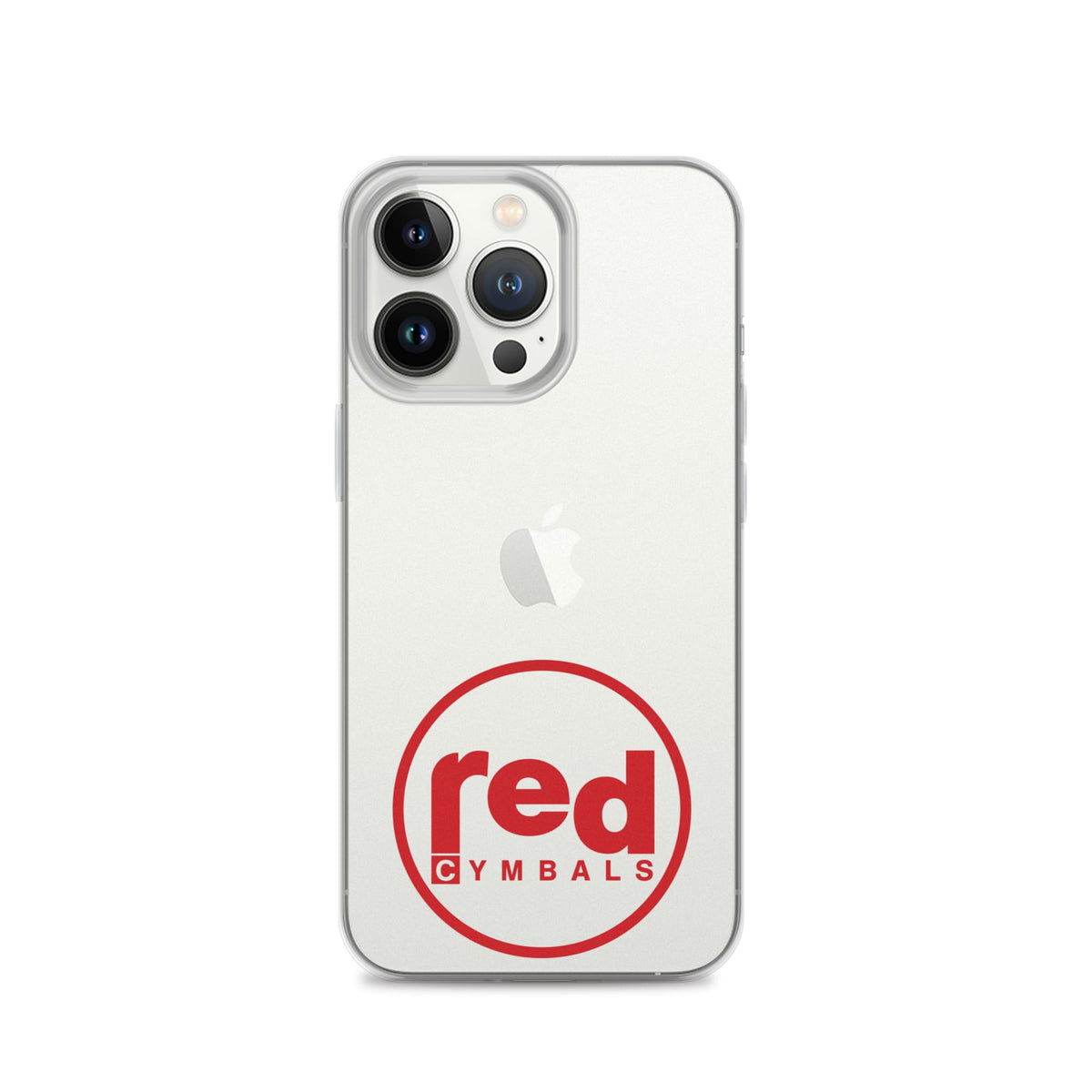 Red Cymbals Mobile Phone Case Clear Case for iPhone® Clear Case for iPhone®