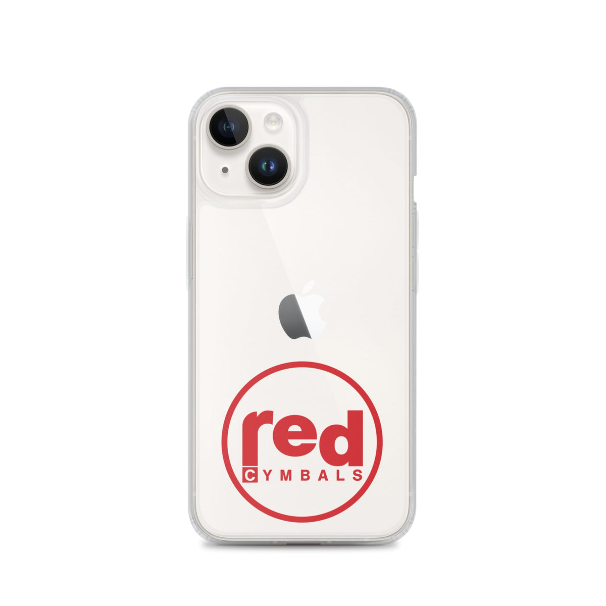 Red Cymbals Mobile Phone Case Clear Case for iPhone® Clear Case for iPhone®