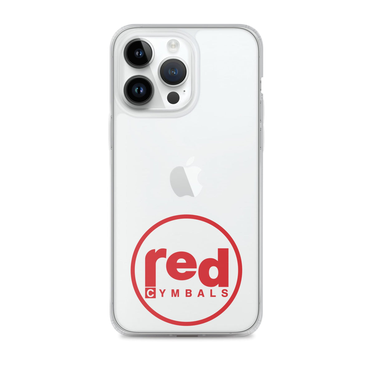 Red Cymbals Mobile Phone Case Clear Case for iPhone® Clear Case for iPhone®