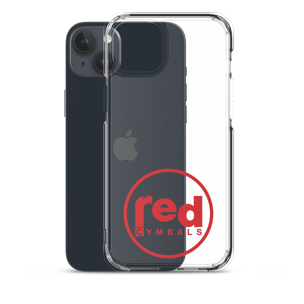 Red Cymbals Mobile Phone Case Clear Case for iPhone® Clear Case for iPhone®