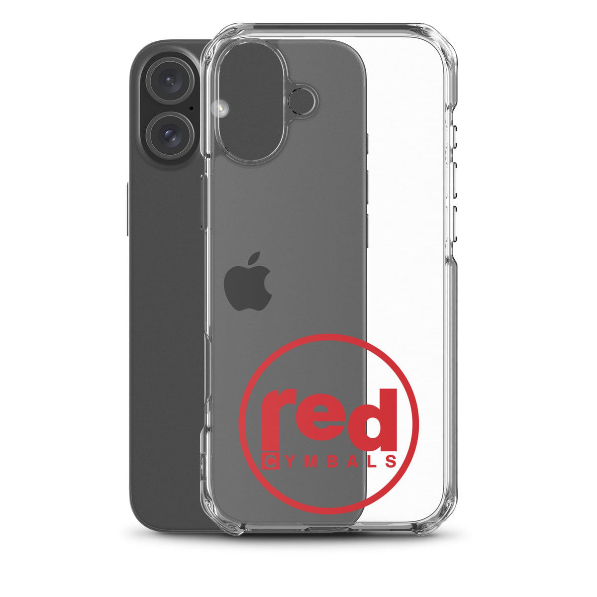 Red Cymbals Mobile Phone Case Clear Case for iPhone® Clear Case for iPhone®