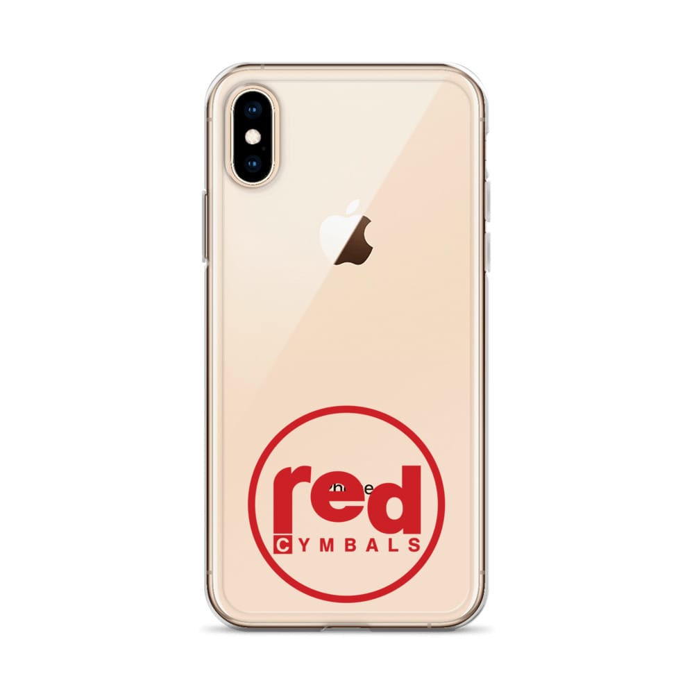 Red Cymbals Clear Case for iPhone® Clear Case for iPhone®