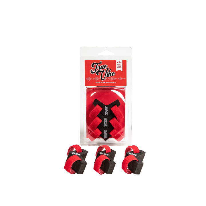 True Vibe 'Little' Snare Stand Isolation Mounts RED, BLUE or BLACK Label
