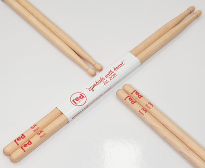 Red Drumsticks Natural Series multiple sizes