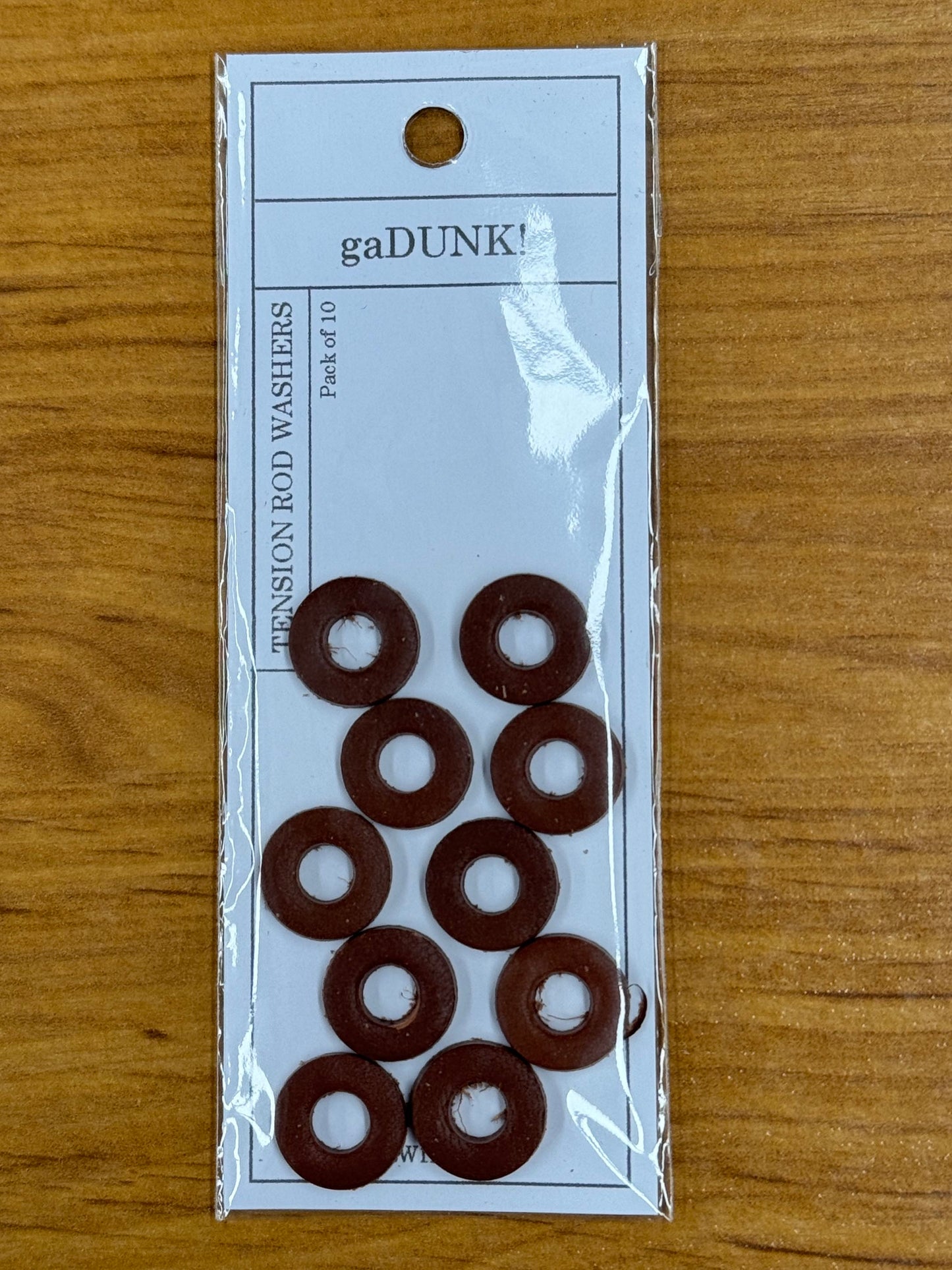 gaDUNK! Leather Tension Rod Washers