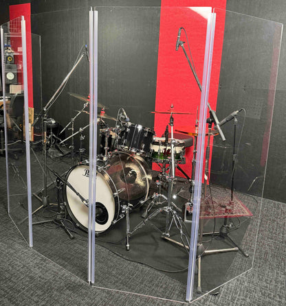 Red Drum / Sound Screen 5 Panels 167.5cm x 60cm 4.5mm