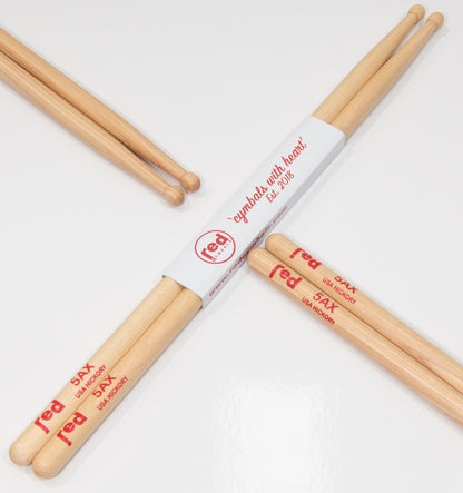 Red Drumsticks Natural Series multiple sizes