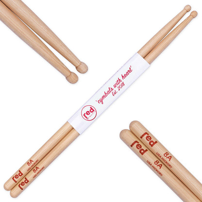 Red Drumsticks Natural Series multiple sizes