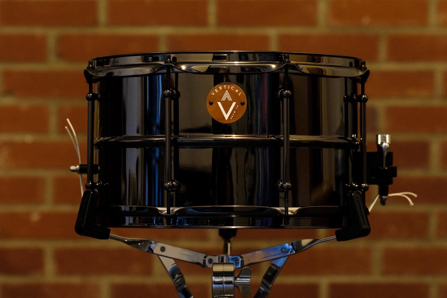 Vertical Drum Co. Chorus 8×14” Beaded Black Nickel/Brass Snare Drum