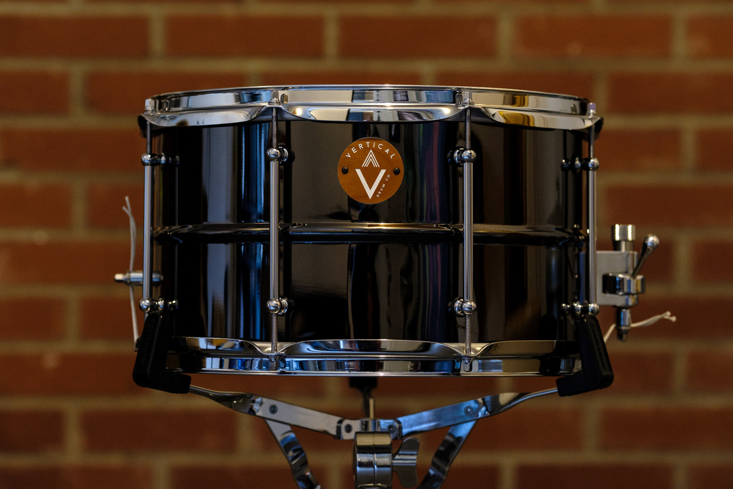 Vertical Drum Co. Chorus 8×14” Beaded Black Nickel/Brass Snare Drum