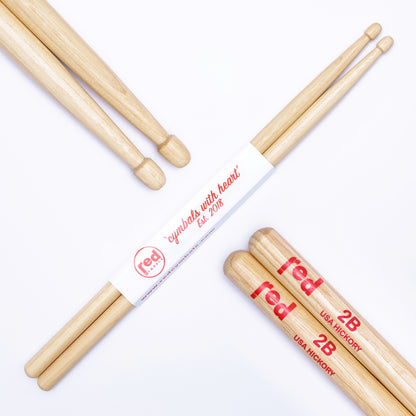 Red Drumsticks Natural Series multiple sizes