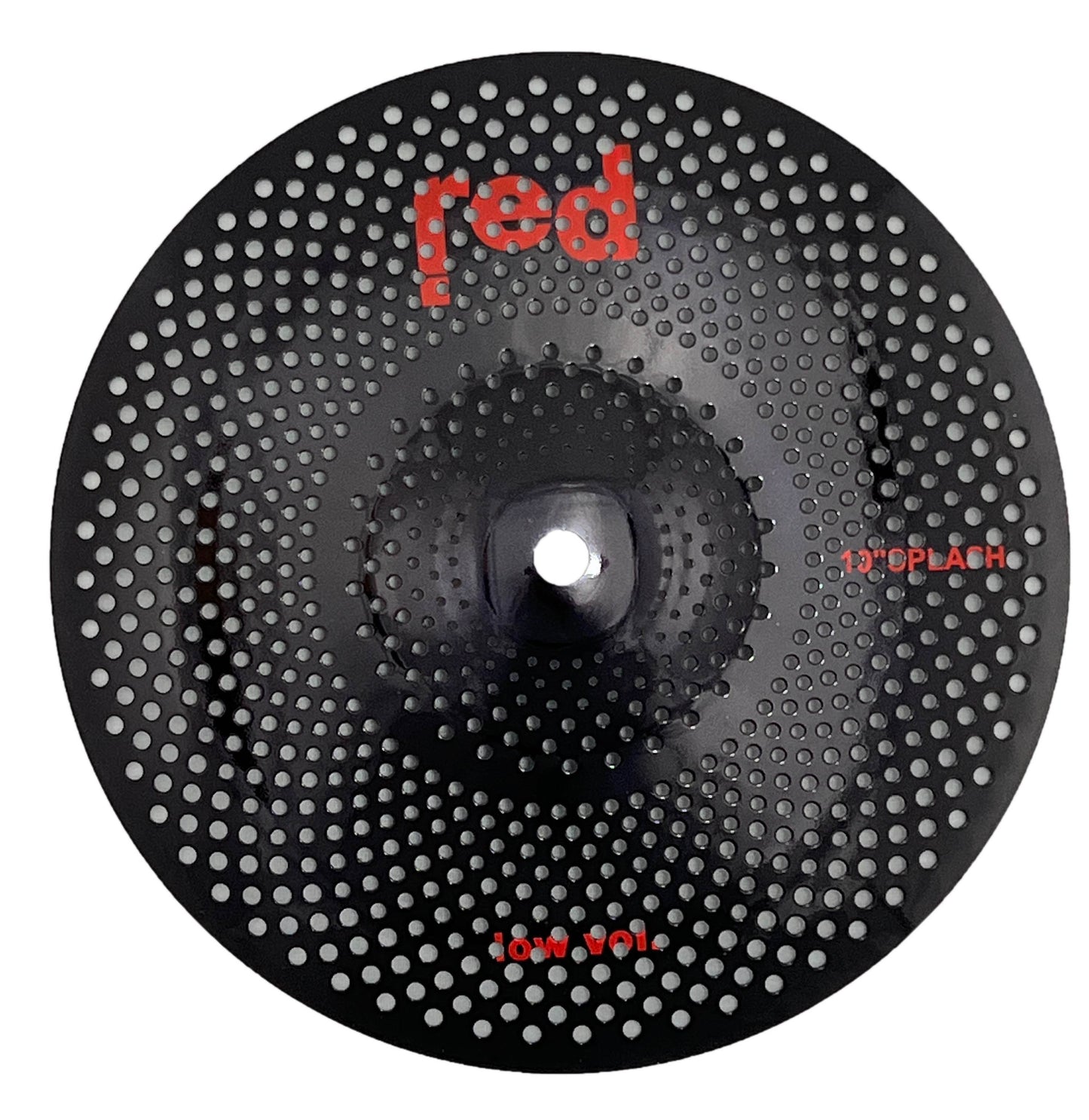 Low Volume 10" Splash Cymbal Silver / Red / Black