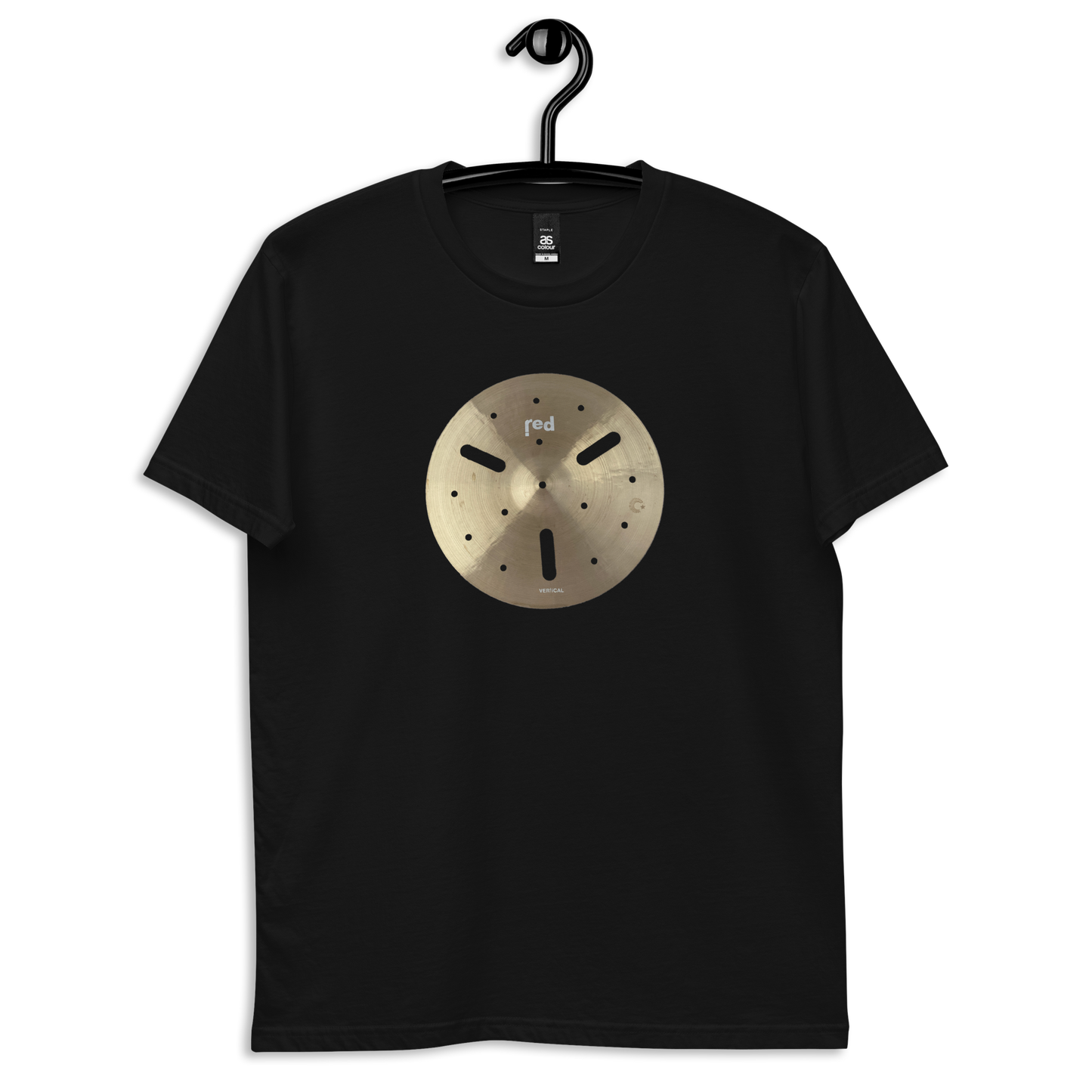 Red Cymbals Logo & Cymbal T-Shirt