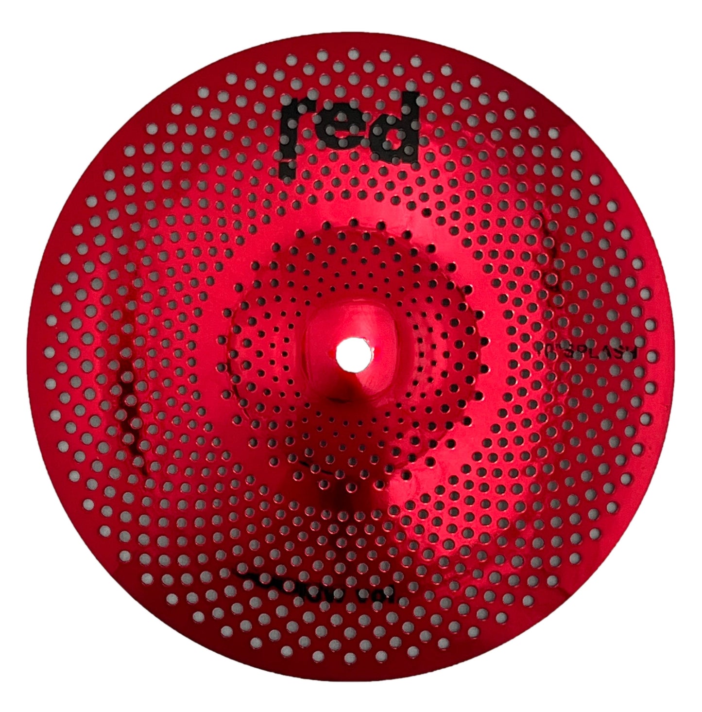 Low Volume 10" Splash Cymbal Silver / Red / Black